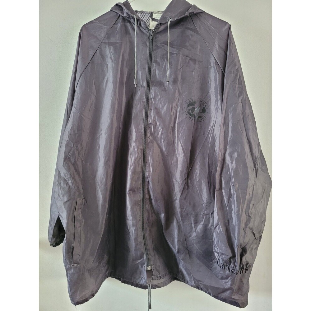 Defender Of Wildlife One Size Fits All Gray Lightweight Windbreaker
